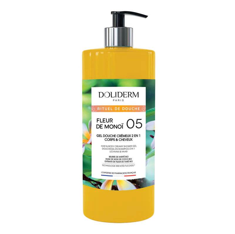 05.DOLIDERMMonoiRDD1L_800x_6310d649-dea6-46d0-b826-15319fee214b Doliderm Gel Douche 05 Fleur de monoi 1L – Image 1