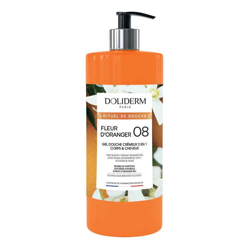 08.DOLIDERMFleurd_orangerRDD1L_800x_facab73d-2936-4aec-9063-d7d3ffe1fe2c-1 Doliderm Gel Douche 08 Fleur d'oranger 1L – Image 1