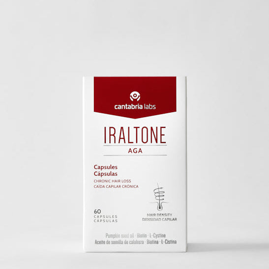 2.-Cantabria-Labs-26-9-24_0661-nova-para-pharmacie-maroc-prix-livraison-1 IRALTONE AGA 60 Capsules Complément Alimentaire Anti-Chute Cheveux Alopécie Androgénétique Biotine Zinc Saw Palmetto – Image 1