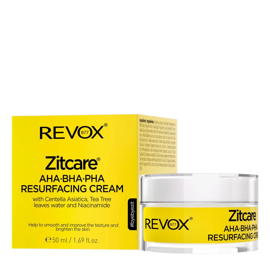 22REVOX-B77-ZITCARE-AHA.BHA_.PHA_.-RESURFACING-CREAM-50ml22 Revox Zitcare AHA.BHA.PHA Crème Resurfaçante - 50ml – Image 1