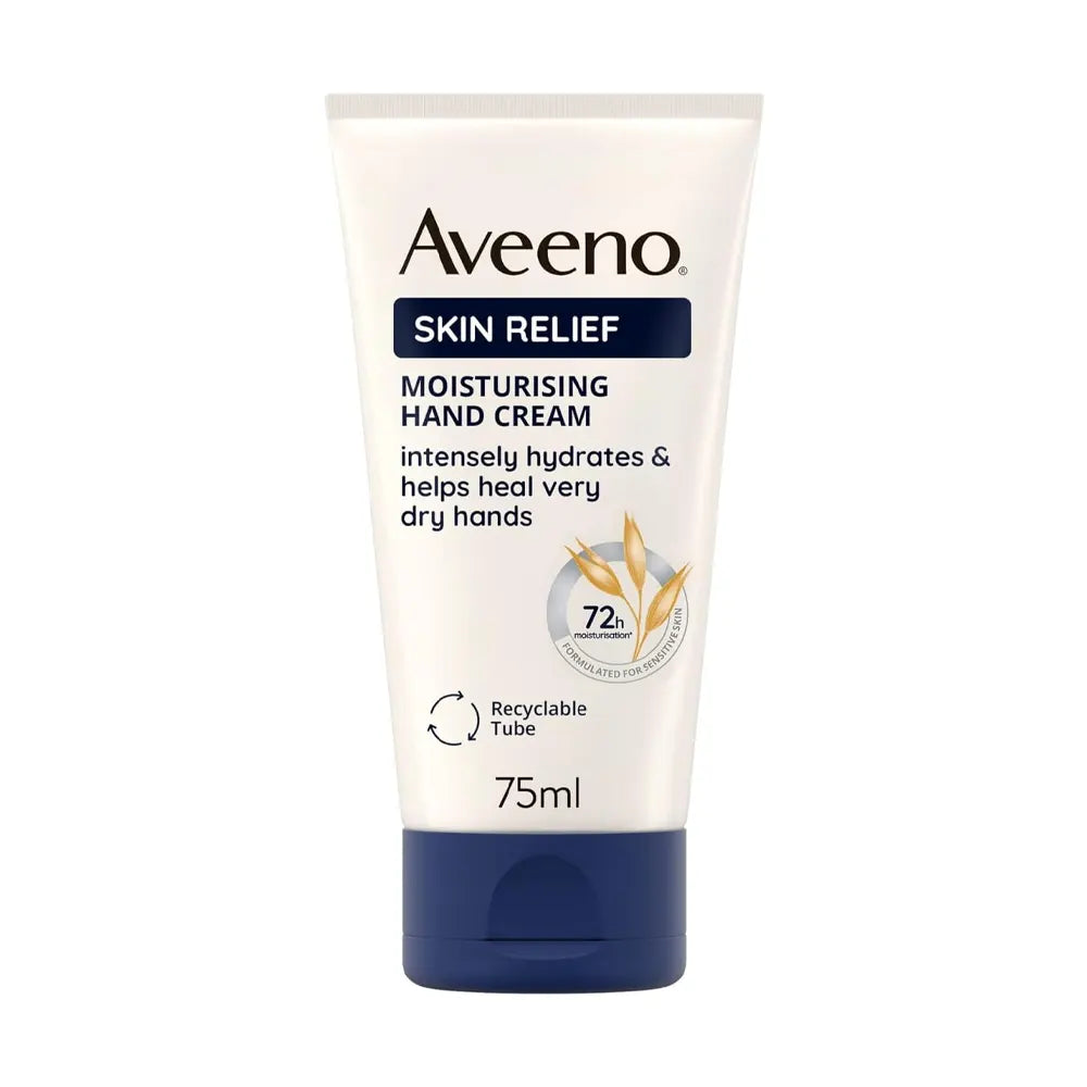 24_1b3275a7-cb8a-412b-95d3-4247273dc4ac-nova-para-pharmacie-maroc-prix-livraison AVEENO Skin Relief Moisturising Hand Cream 75ml Crème Mains Apaisante Réparatrice – Image 1