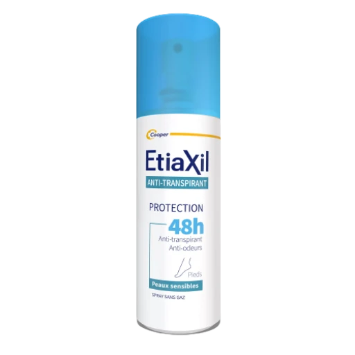 340136-2-removebg-preview-nova-para-pharmacie-maroc-prix-livraison ETIAXIL Anti-Transpirant Protection 48H Pieds 100ml Spray Efficacité Clinique Transpiration Modérée Usage Quotidien – Image 1