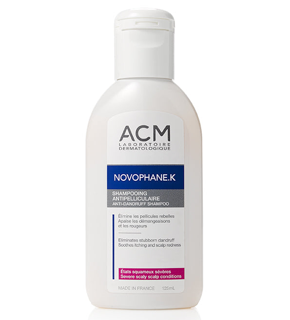 3760095250199_41f4c860-b63f-4bbd-aa89-39fe288f022e ACM NOVOPHANE K SHAMPOOING ANTIPELLICULAIRE ÉTATS SQUAMEUX SÉVÈRES 125 ML – Image 1