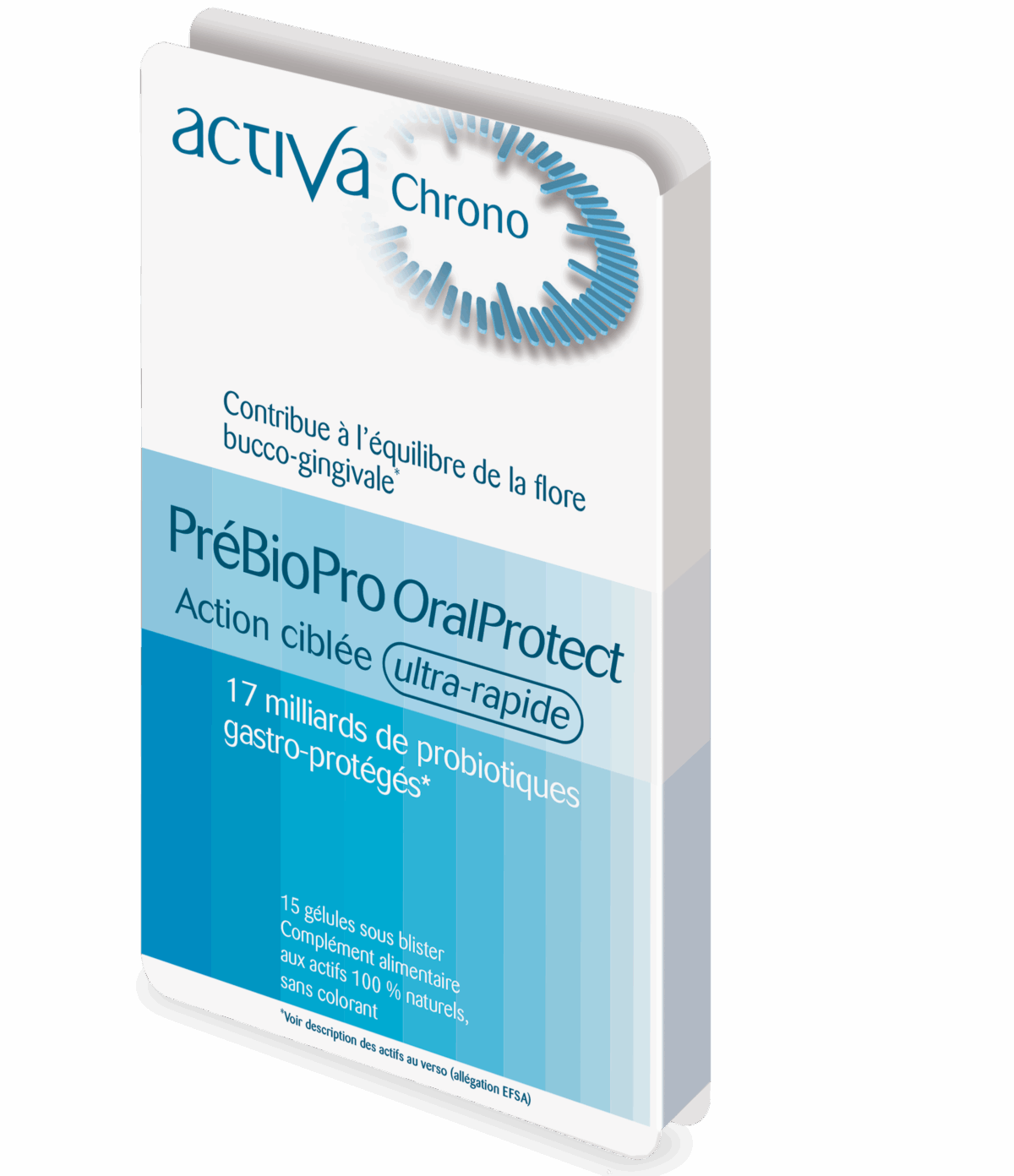3D-CH-ORALP-FR-002-1200x1600-nova-para-pharmacie-maroc-prix-livraison ACTIVA CHRONO PréBioPro Oral Protect 15 Gélules Complément Alimentaire Santé Bucco-Dentaire – Image 1