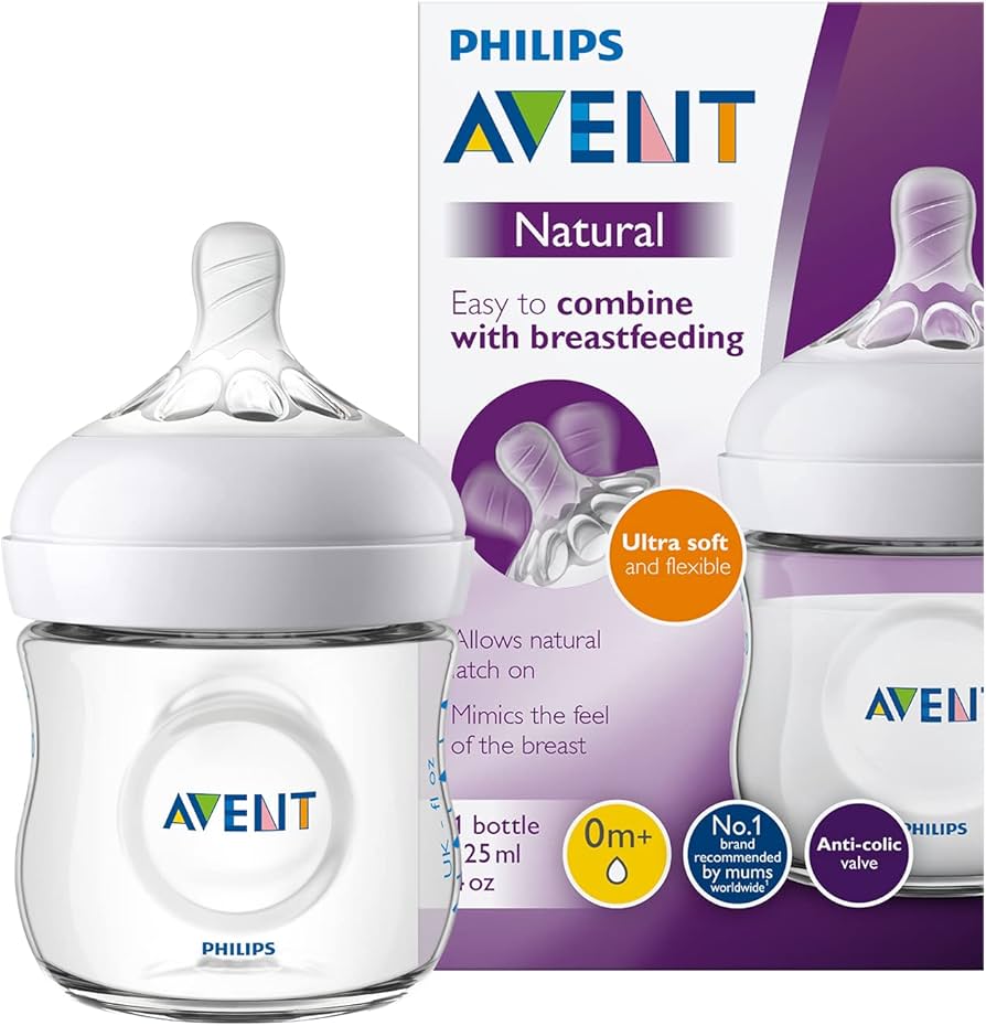 61Cnk3BoOcL._AC_UF894_1000_QL80_-nova-para-pharmacie-maroc-prix-livraison AVENT Biberon Natural 125ml 0M+ – Image 1