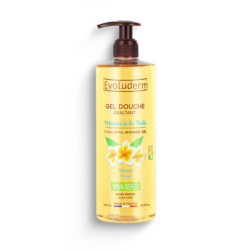 800x800-GEL-DOUCHE-MONOI-A-LA-FOLIE-500ML_1024x1024-nova-para-pharmacie-maroc-prix-livraison EVOLUDERM Gel Douche Monoï À La Folie 500ml Nettoyant Corps Hydratant Parfum Exotique Douceur – Image 1