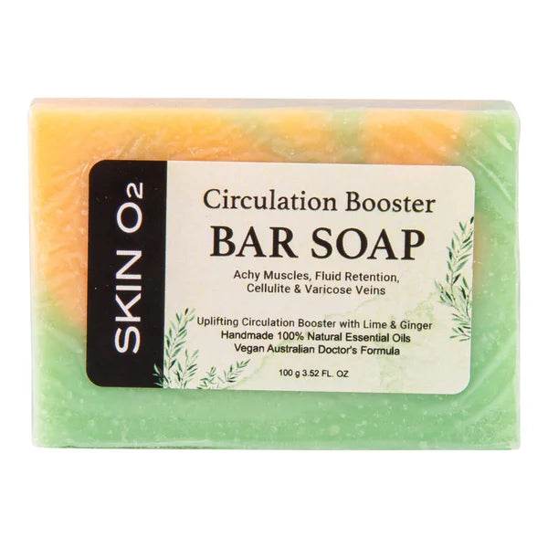 9342119002485.1191 Skin O2 Circulation Ginger and Lime Soap 100g