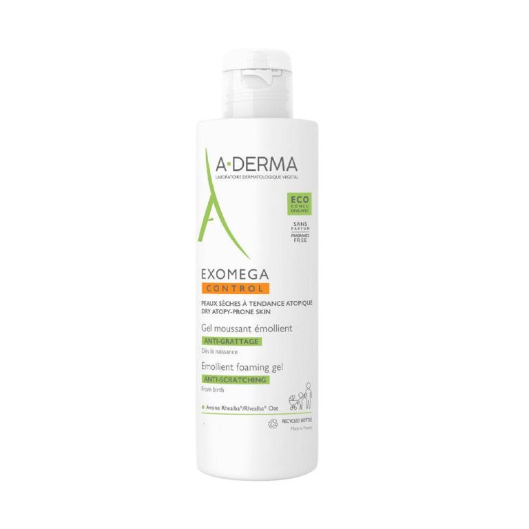 ADERMA EXOMEGA CONTROL Gel Moussant Émollient Anti-Grattage - Peaux Atopiques