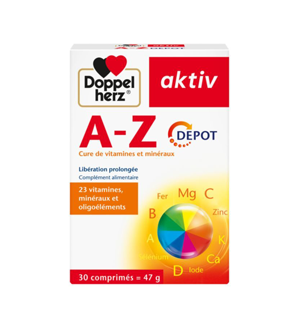 A6Z DOPPEL HERZ AKTIV A Z 30 COMPRIMES – Image 1