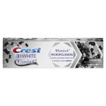 CREST 3D White Dentifrice Whitelock Charcoal 88ml Blanchiment Charbon Actif Dents Blanches Éclat Sourire