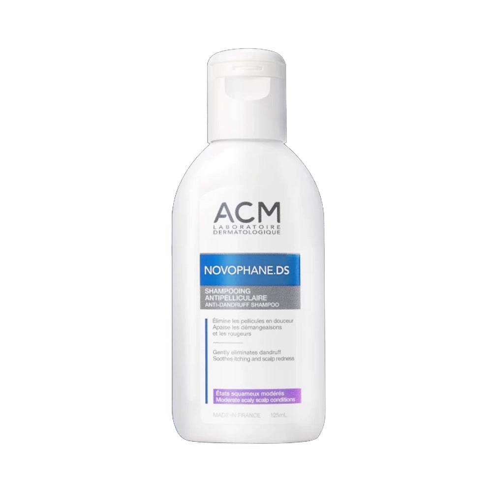 ACM-Novophane-Ds-Shampooing-Pellicules-Moderees-125ml-prix-maroc-parapharmacie-casablanca ACM Novophane DS Shampooing Pellicules Modérées 125ml - Traitement Doux Anti-Pelliculaire – Image 1