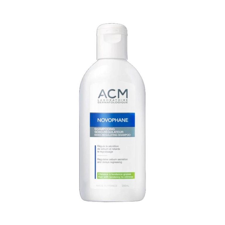 ACM Novophane Shampooing Sébo-Régulateur Cheveux Gras 200ml Contrôle Sébum