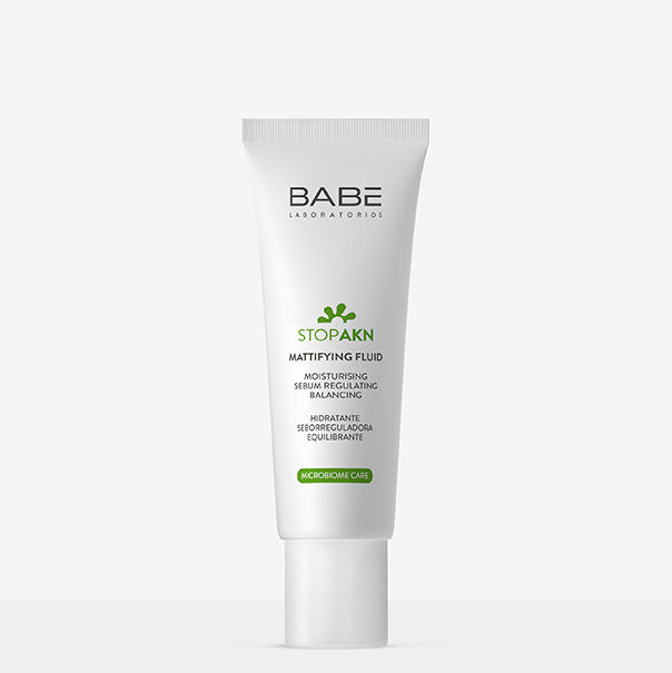 AKN-HIDRANTE-MATIFICANTE-1-nova-para-pharmacie-maroc-prix-livraison-1 BABE Stop Akn Soin Matifiant 50ml Traitement Anti-Acné Régulateur Sébum Peaux Grasses Imperfections – Image 1