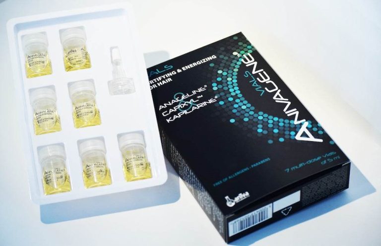 ANIVAGENE Anageline Bio CapixylTM & Kapilarine Ampoules Fortifiantes Chute Cheveux Croissance Capillaire
