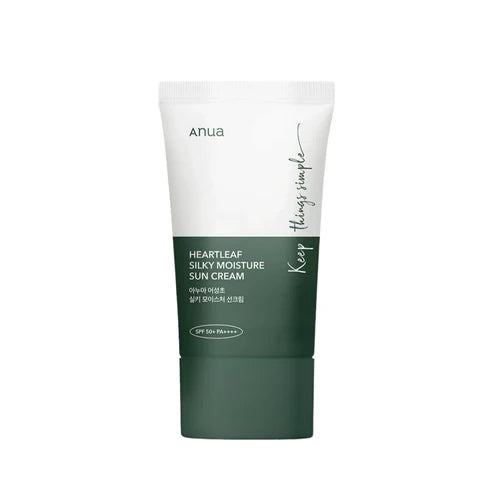 ANUAHeartleaF_Succinic_Moisture_Cleansing_Foam_150ml-nova-para-pharmacie-maroc-prix-livraison ANUA HeartleaF Silky Moisture Sun Cream SPF50+ PA++++ 50ml Crème Solaire Hydratante – Image 1