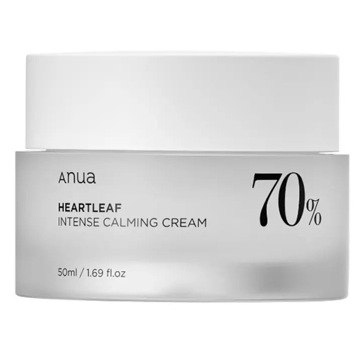 ANUA_HEARTLEAF_70__INTENSE_CALMING_CREAM-nova-para-pharmacie-maroc-prix-livraison ANUA HeartleaF 70 Intense Calming Cream 50ml Crème Apaisante Centella Asiatica Rougeurs