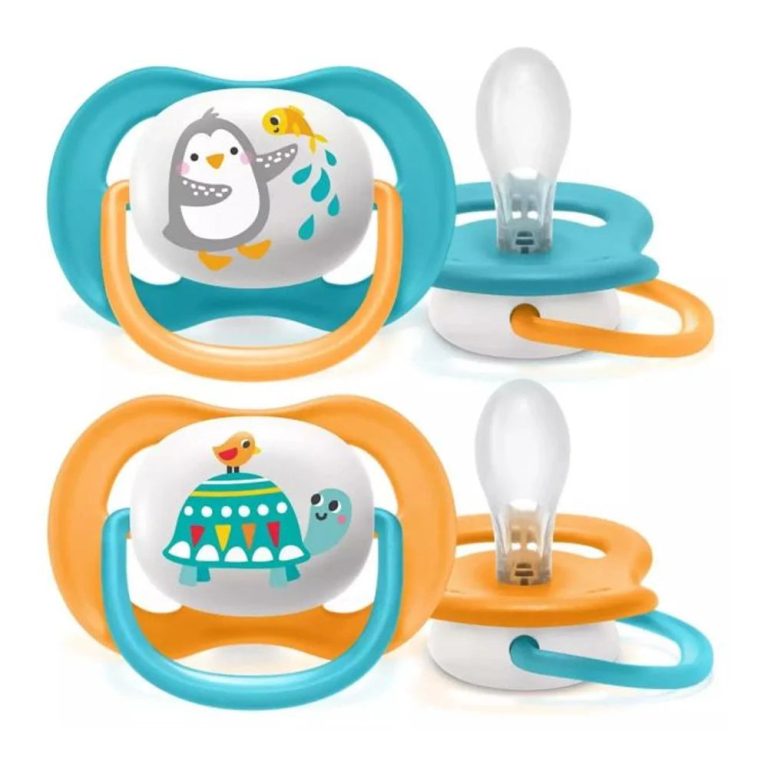 Avent Lot de 2 Sucettes Orthodontiques Ultra Air Animals 6-18m