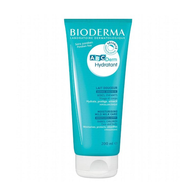 ABCDERM Lait Hydratant Soin Douceur Bébés Peaux Délicates 200ml