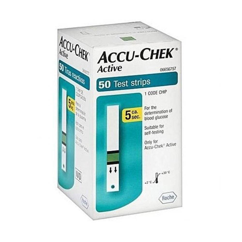 Accu-Chek-Active-De-Test-De-La-Glycemie-50-Bandelettes-prix-maroc-parapharmacie-casablanca Accu Chek Active De Test De La Glycémie 50 Bandelettes – Image 1