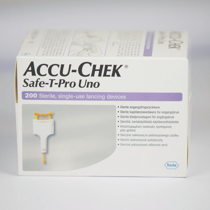 Accu-Chek_Safe-T-Pro_Lancette_200_pi_ces_-Primary-nova-para-pharmacie-maroc-prix-livraison Accu-Chek Safe-T-Pro Lancette 200 Pièces Autopiqueur Stérile Diabète Prélèvement Glycémie Indolore Sécurité – Image 1