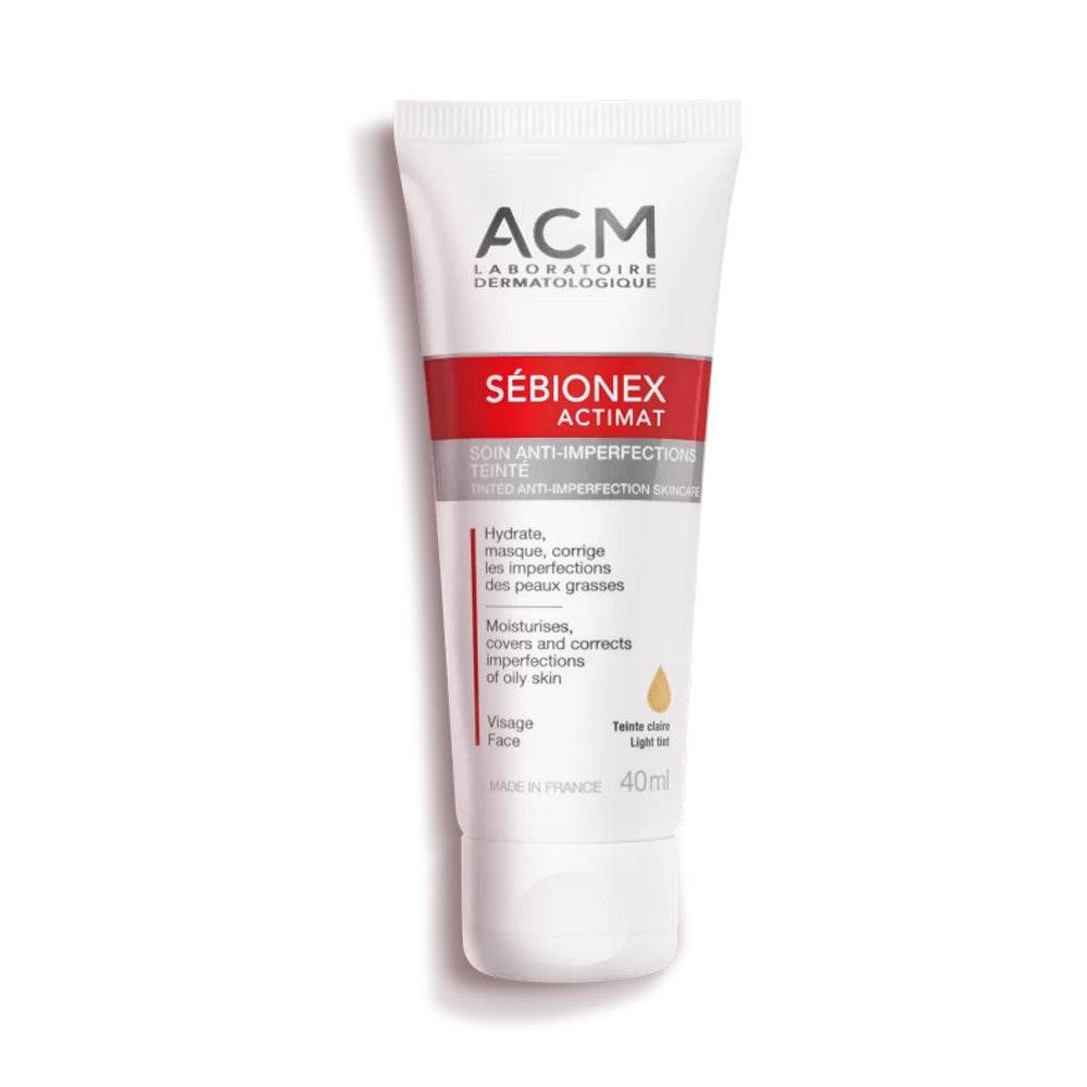 Acm-Sebionex-Actimat-Soin-Anti-Imperfections-Teinte-40ml-nova-parapharmacie-maroc ACM Sébionex Actimat Soin Anti-Imperfections Teinté 40ml Correcteur 2-en-1 – Image 1