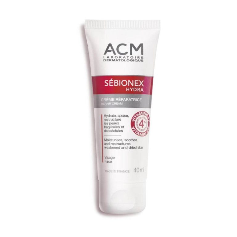 Acm Sébionex Hydra Crème Réparatrice Visage Peaux Fragilisées Et Desséchées 40ml