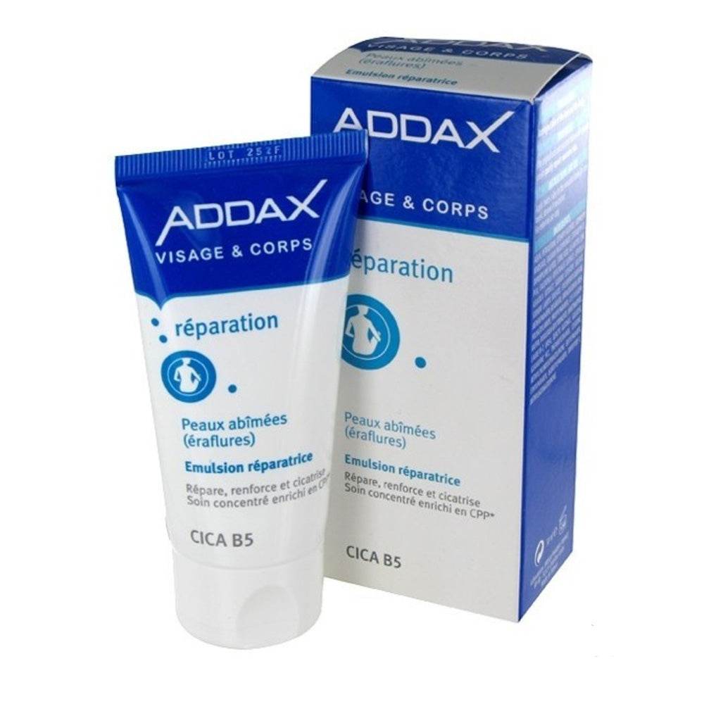 Addax-Emulsion-Reparatrice-nova-prapharmacie-maroc Addax Cica B5 Emulsion Reparatrice 50ml – Image 1