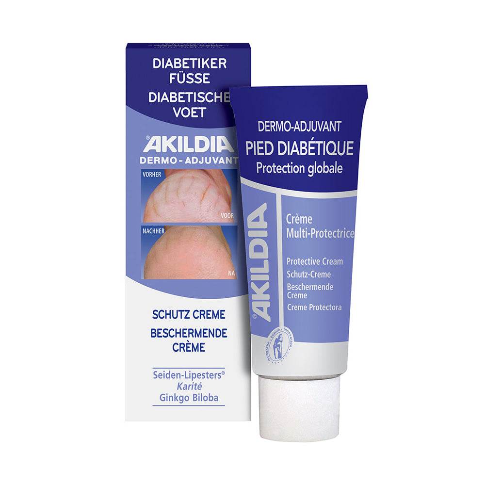 Akileine-AKILDIA-Creme-pour-pieds-secs-diabetiques-nova-parapharmacie-maroc_d012b2c6-0fe6-4f30-9745-5a4b5d7fa862 Akileïne AKILDIA Crème Pieds Diabétique 75ml – Image 1