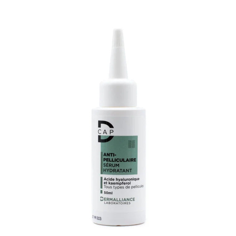 Anti-pelliculaire-serum-5-762x1024-nova-para-pharmacie-maroc-prix-livraison D-CAP Sérum Hydratant Anti-Pelliculaire 50ml Cuir Chevelu Sec Irrité Apaisant Sans Rinçage Tous Types Cheveux – Image 1