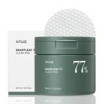 ANUA HeartleaF 77 Clear Pad 160ml 70 Pads Exfoliants Apaisants Heartleaf Pores