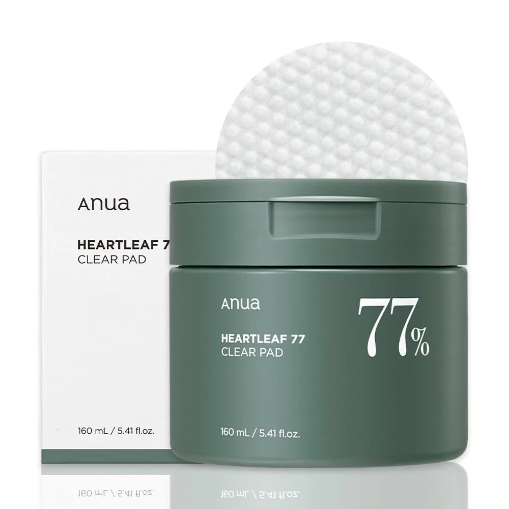 Anua_HeartleaF_77_Clear_Pad_160ml_70_pads_-nova-para-pharmacie-maroc-prix-livraison ANUA HeartleaF 77 Clear Pad 160ml 70 Pads Exfoliants Apaisants Heartleaf Pores – Image 1