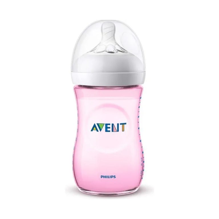 AVENT Biberon Natural Rose 260ml +1m Scf034/17