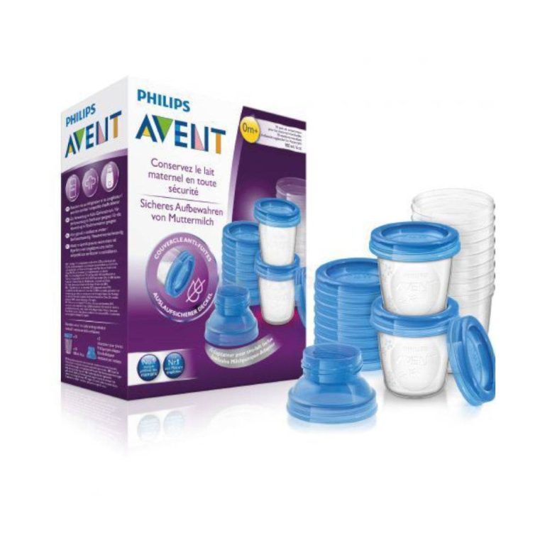 AVENT Conservare 0m+ SCF618/10 Pots Conservation Lait Maternel 10x180ml