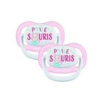 BÉBÉ CONFORT 2 Sucettes Physio Air Confort 0-6m Petit Souris