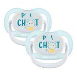 BÉBÉ CONFORT 2 Sucettes Physio Air Confort 18-36m Petit Chat