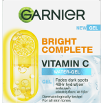 GARNIER SkinActive Fast Bright Vitamine C Water Gel 50ml Gel Hydratant Anti-Taches Acide Hyaluronique Éclat Uniforme
