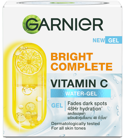 BC_Water_Gel_50ml_JAR_V3-pakeg-nova-para-prix-maroc GARNIER SkinActive Fast Bright Vitamine C Water Gel 50ml Gel Hydratant Anti-Taches Acide Hyaluronique Éclat Uniforme – Image 1