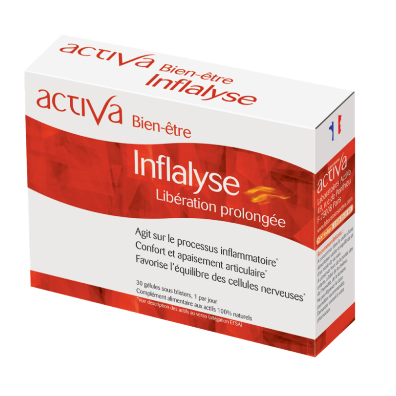 BE-Inflalyse-nova-para-pharmacie-maroc-prix-livraison ACTIVA Bien-Être Inflalyse Complément Anti-Inflammatoire Articulations Curcuma – Image 1