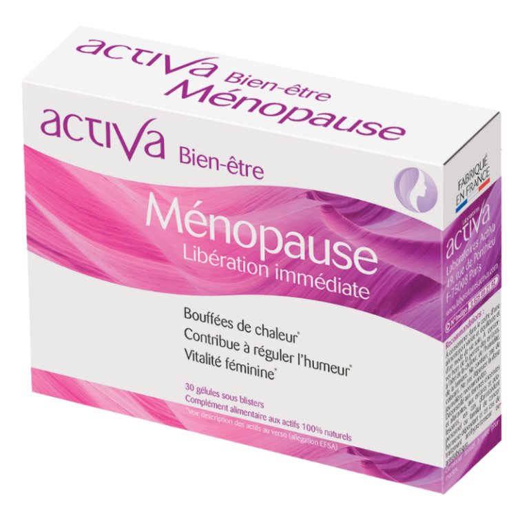 ACTIVA Bien-Être Ménopause Complément Bouffées Chaleur Équilibre Hormonal
