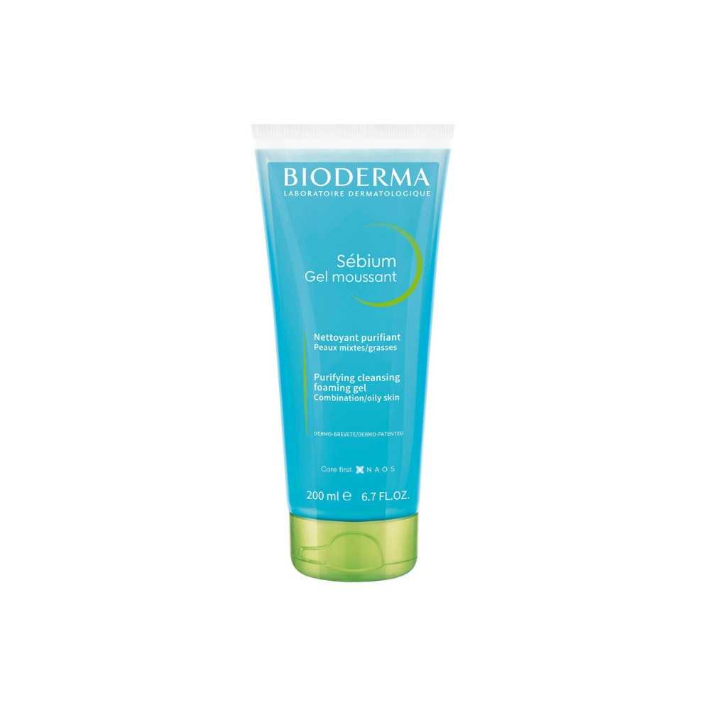 BIODERMA-SEBIUM-GEL-200ML-nova-para-pharmacie-maroc-prix-livraison-1 BIODERMA Sébium Gel Moussant Nettoyant Purifiant Peaux Grasses 200ml – Image 1