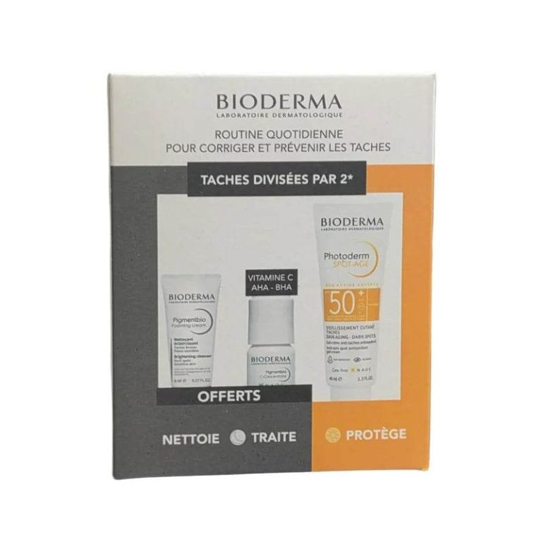 BIODERMA OFFRE PHOTODERM SPOT AGE SPF 50+ GEL CREME ANTI TACHES 40 ML + NETTOYANT 8ML+ PIGMENTBIO 5ML - photo 2