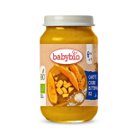 BABYBIO Petit Pot Carotte Courge Butternut Riz 200g Bio Repas Bébé 8 Mois Complet