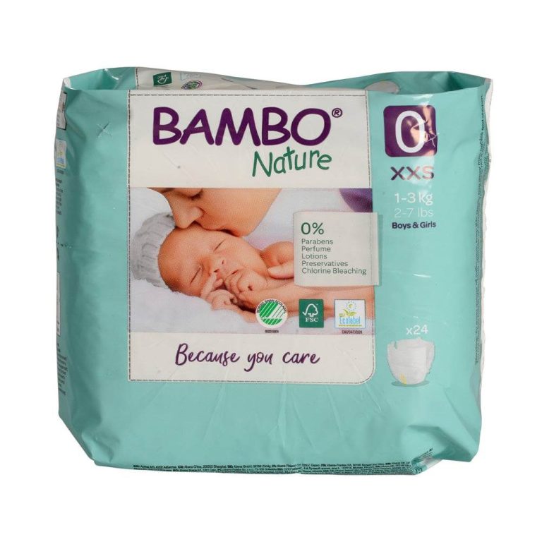Bambo Nature Pack 4x24 Couches Jetables t0 Prémature 1-3kg - photo 2