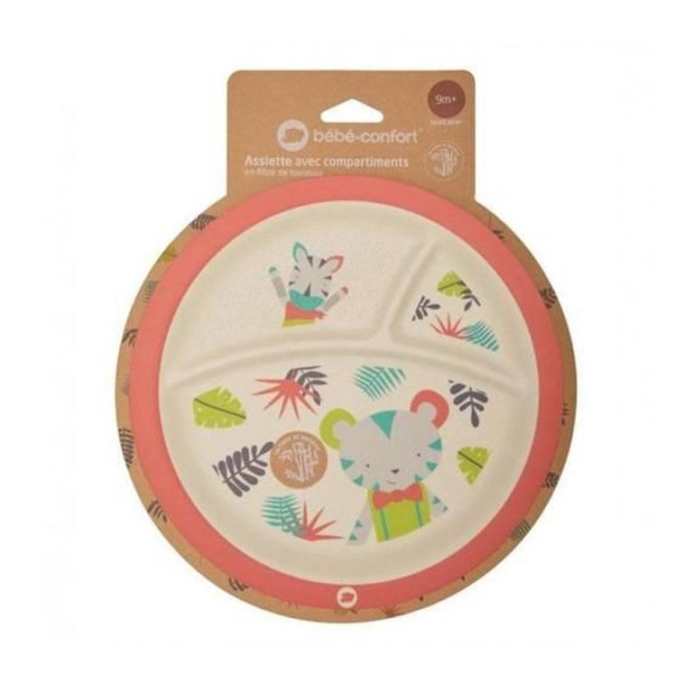 Bebe Confort - Assiette en Bambou - Jungle Vibes (18M +)