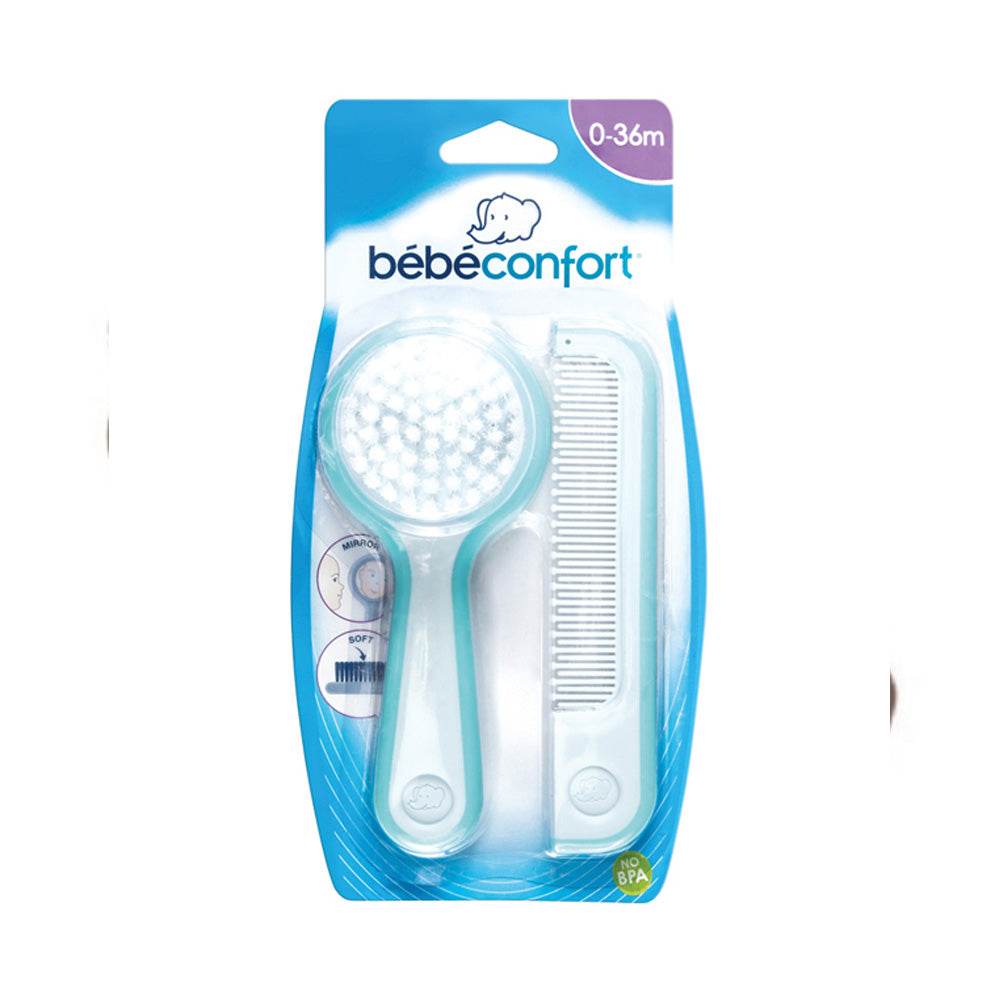Bebe-Confort-Brosse-Et-Peigne-Sailor-Bleu-0-36m-nova-parapharmacie-casablanca Bébé Confort Brosse Et Peigne Sailor Bleu 0-36m – Image 1