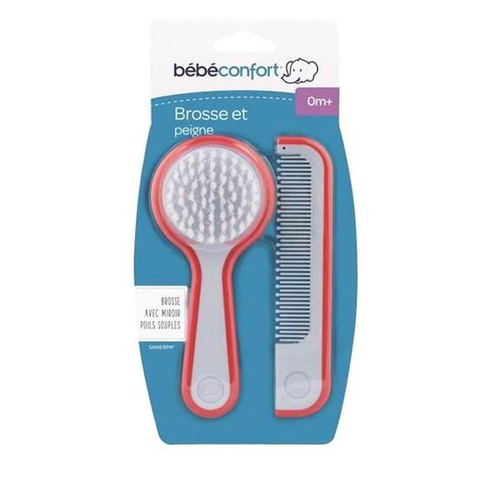 Bebe-Confort-Brosse-Miroir-Et-Peigne-Rouge-Et-Blanc-_0-6m-nova-parapharmacie-casablanca Bébé Confort Brosse Miroir Et Peigne Rouge Et Blanc +0-6m
