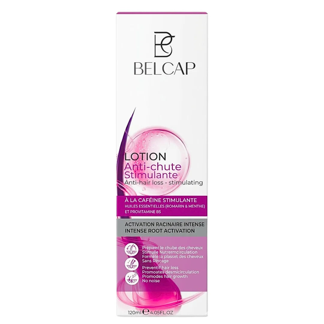 Belcap-Lotion-Anti-Chute-Stimulante-nova-para-pharmacie-maroc-prix-livraison BELCAP Lotion Anti-Chute Stimulante 120ml Repousse Fortifiante Cheveux Denses