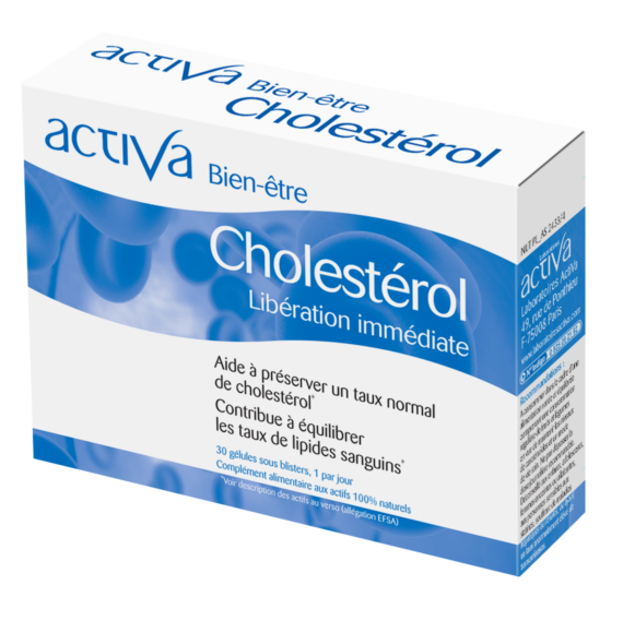 ACTIVA Bien-Être Cholestérol Complément Équilibre Lipidique Levure Riz Rouge