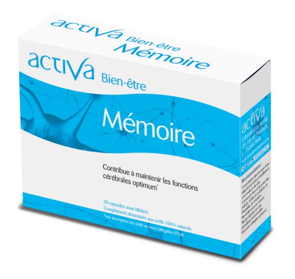 ACTIVA Bien-Être Mémoire Complément Concentration Cognition Ginkgo Biloba