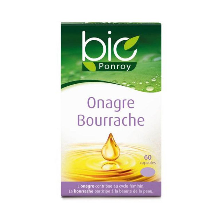 Bio Ponroy Onagre Bourrache 60 Capsules